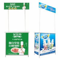Promotion : Présentoir de comptoir pliable en plastique PP durable 40x80cm pour publicité et réception (vente en gros)