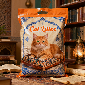 Bolsa <span class=keywords><strong>de</strong></span> Embalaje con Cierre Ziplock Resellable, Impresa a Medida, Acabado Mate, para Arena para Gatos, con Sellado Lateral, Tipo Bolsa <span class=keywords><strong>de</strong></span> Pie, <span class=keywords><strong>1</strong></span> <span class=keywords><strong>Kilo</strong></span> - Product Image 2