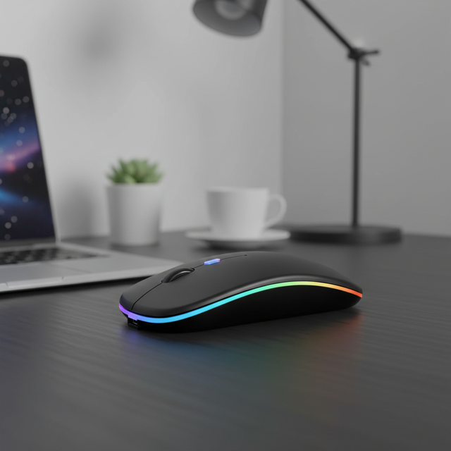Computer Accessories Mouse Inalambrico Mini Mouse Ultra Thin and Rechargeable Type c Wireless Bluetooth Computer Mouse
