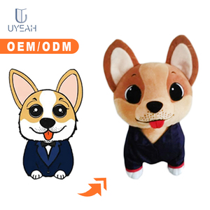 Fabricant de jouets en peluche de haute qualité CE EN71, loup, animaux en peluche personnalisés, jouet pour chien Husky personnalisé avec écharpe - Product Image 3