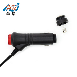 Xe sạc ô tô Thuốc lá nhẹ hơn adapter cắm dây với On/Off chuyển đổi để DC5.5 * 2.1 mét cáp 12V 15A 2 dây giày thiết bị đầu cuối - Product Image 4