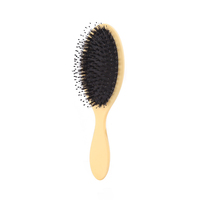 Brosse à cheveux en nylon antistatique professionnelle Wanmei avec logo personnalisé, brosse à cheveux en poils de sanglier pour extensions de cheveux, brosse à perruque avec logo
