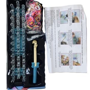 600pcs diy चोटी मिनी आकार करघा बैंड रबर पर्यावरण के अनुकूल करघा बैंड आकर्षण - Product Image 1