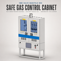 Boîtier de collecteur de gaz pour processus de diffusion CVD, alimentation en gaz haute pureté pour panneaux automatiques de fonderie de semi-conducteurs