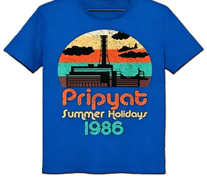 T-shirt graphique rétro Pripyat Summer Holidays 1986 Chernobyl Nuclear Plant - Product Image 6