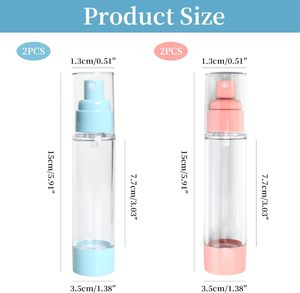 Flacon pulvérisateur transparent personnalisé de haute qualité pour cosmétiques, 100 ml, 150 ml, 200 ml, 250 ml, en plastique PET - Product Image 2