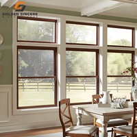 Ventana Corredera Vertical de Aluminio con Rotura de Puente Térmico GS Moderna, Doble Acristalamiento, Vidrio Templado, para Viviendas Residenciales