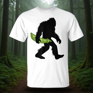T-shirt Snap Pea Bigfoot Carrying Pod Vegetable Sasquatch - Product Image 3