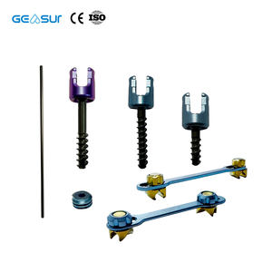 Geasure Hoogwaardig Monoaxiaal Reductie Spinale Pedikelschroefsysteem Titanium Legering Wervelkolomimplantaat - Product Image 1