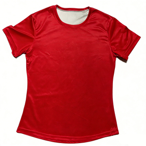 Chemises de course à manches courtes populaires, personnalisables avec logo imprimé, séchage rapide, évacuation de l'humidité, respirantes, légères, pour la remise en forme en plein air - Product Image 3