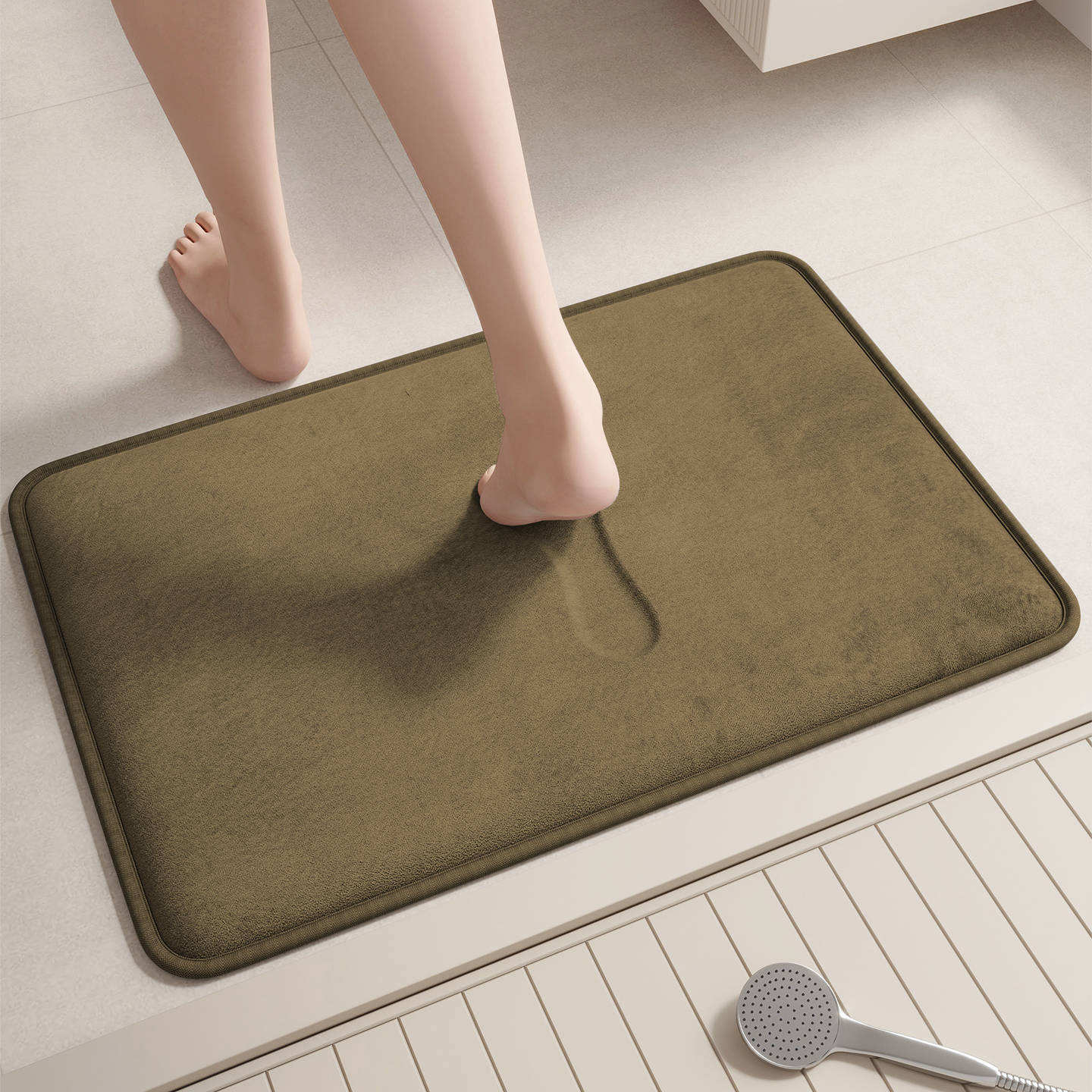 เมมโมรี่โฟม ดัตช์ฟลีซ - สีน้ำตาล