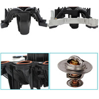 Collecteur d'admission 2L1Z9424AA pour Ford E150 E250 E350 Econoline Van 5.4L V8, réparation et remplacement avec kit de joint de thermostat