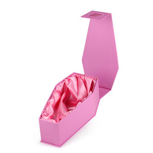 Kotak Hadiah Kemasan Perhiasan Bentuk Peti Mati Kaku dari Karton Kecil yang Dapat Didaur Ulang dengan Laminasi Matt - Product Image 2