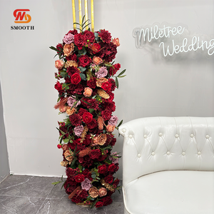 LEDA Elegant <b>Artificial</b> <b>Flower</b> Runner Wedding Centerpieces <b>Flower</b> Stage <b>Arrangement</b> Props <b>for</b> Wedding - Product Image 4