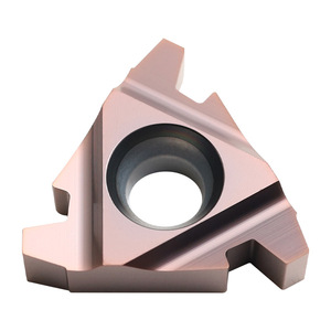 Inserts filetés en acier inoxydable trapézoïdaux Acme 29 degrés, pas large 16 22er, pour outils de filetage CNC du métal - Product Image 1