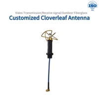 Antenne en fibre de verre Clover Leaf 400 MHz 1300 MHz 2100 MHz 2700 MHz Antenne omnidirectionnelle en fibre de verre