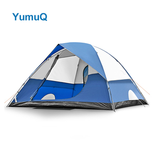 YumuQ Pink Pop Up 2 Man 4 Person Festival Ajustable Black Net Boat Camuflaje Camp <span class=keywords><strong>Camper</strong></span> Cabin Tent - Product Image 2