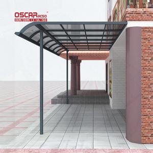 <span class=keywords><strong>Abri</strong></span> <span class=keywords><strong>de</strong></span> terrasse extérieur manuel avec plaque en polycarbonate <span class=keywords><strong>pour</strong></span> l'ombrage et la protection UV dans les cours, les patios et les jardins - Product Image 1