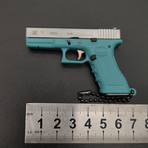 총 모양 열쇠고리 1:3 G17 모델 미니 7cm 방수 장난감 기념품 어린이 선물용 - Product Image 6