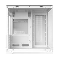 Boîtier PC Gaming Full Tower Premium en Alliage d'Aluminium ATX avec Éclairage RGB et Boîtier CPU pour Ordinateur de Bureau