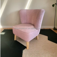 Ensemble canapé et tabouret en bois pour enfants, siège confortable et moelleux pour la maison, l'école, le salon, la chambre, chaise ottoman pour bébé