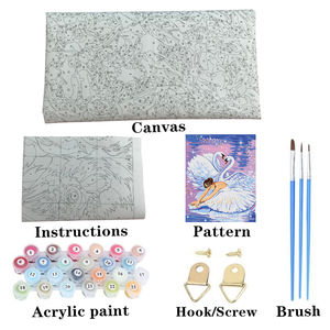 Хит продаж, картина маслом, Лебедь и девушки, картина по номерам, оптовая продажа, подарки ручной работы, украшение дома, Картина на холсте - Product Image 4