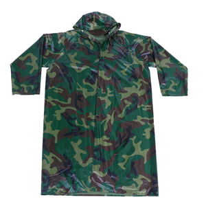 DFR01 Manteau de pluie camouflage léger et portable pour le sport, le camping et les voyages en plein air, en tissu Oxford avec revêtement EVA, imperméable - Product Image 1