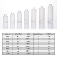 Flacon en verre rose de 30 ml/1 oz, format personnalisé, pour brume fine, avec pulvérisateur noir, flacon en verre vide pour parfum, mini flacon en verre de 40 ml, 60 ml