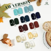 Nouvelle collection de vernis à ongles en gel HEMA HPMA TPO Free Fall, coffret, OEM ODM, fournitures d'usine de vernis à ongles, création de marque unique de vernis à ongles en gel