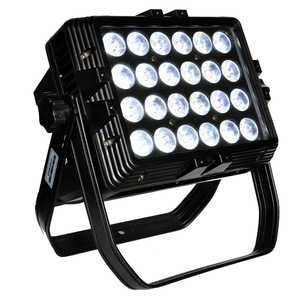 En stock 24/18 Watt RGBWAUV LED Lampe murale carrée étanche IP65 Lumières mobiles avec corps en aluminium Projection DMX512 - Product Image 5