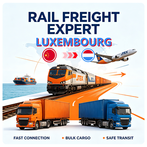 Service professionnel d'expédition ferroviaire et routière Chine-Luxembourg, multimodal, DDP, DDU, livraison porte-à-porte, transitaire international - Product Image 1