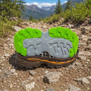 Drip Mold Chunky Dad Sports Shoe Sole Sculpted Midsole Jagged Lug Tread Outdoor <span class=keywords><strong>Trail</strong></span> Custom OEM 5+3 2677 Unisex Water Resistant - Product Image 2