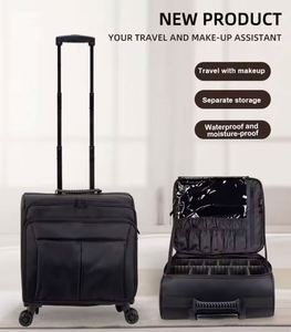 Free Sample Professional Makeup Bags Case Oxford Pull rod Make up Designer <b>Box</b> Large Capacity Nail Art Tattoo <b>Storage</b> <b>Suitcase</b> - Product Image 3