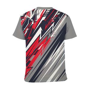 T-shirt de sport pour homme personnalisé 100 % polyester à sublimation, écologique, à manches courtes, séchage rapide, style rétro, vente en gros - Product Image 3