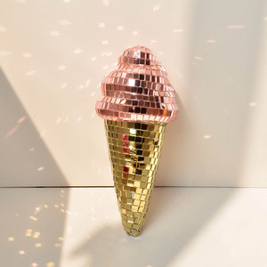 Handmade Inlaid Glass Disco Ball Colorful Ice Cream Ornaments Home <b>Decoration</b> Birthday Party Christmas New Arrival Hot Selling - Product Image 6