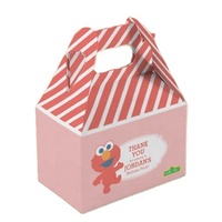 Boîte En Papier Kraft blanc Gâteau Boîtes avec PET/pvc fenêtre transparente