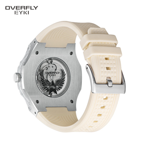 <span class=keywords><strong>Orologio</strong></span> Meccanico di Lusso da Uomo con Cinturino in Silicone Automatico, Quadrante Analogico in Cristallo di Zaffiro Nero, 43mm, <span class=keywords><strong>Orologio</strong></span> Sportivo ad Alte Prestazioni - Product Image 4