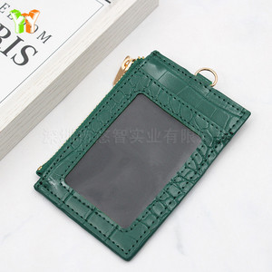Wallet, <b>ID</b> card <b>holder</b>, anti-demagnetizing RFID card <b>holder</b>, zippered name tag coin purse, bank card <b>holder</b> - Product Image 3