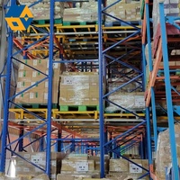 NOVA Entrepôt Système de stockage à haute densité Rayonnage vertical Heavy Duty Push Back Palette Rack