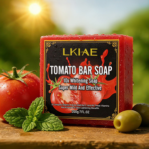 <span class=keywords><strong>Savon</strong></span> artisanal naturel à la tomate OEM/ODM, au lycopène, anti-rides, hydratant, éclaircissant, <span class=keywords><strong>savon</strong></span> en barre 10x blanchissant - Product Image 1