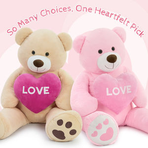 دب تيدي على شكل قلب كبير الحجم الأكثر مبيعًا، هدية عيد الحب للأحباء والصديقات، رمز للحب وهدية للذكرى السنوية - Product Image 2