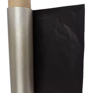 Tela de cobre conductora tejida de tela de señal de Torre 5G antiradiación negra para blindaje de RF bloque EMF metálico electromagnético - Product Image 1