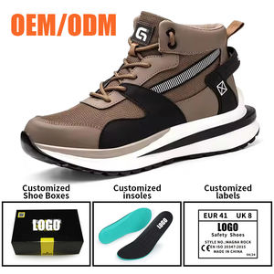 GUYISA Anpassbare Herren-Antirutsch-Sicherheitsschuhe mit Stahlkappe, säurebeständig, leicht, für Bau und Fabrik. - Product Image 3