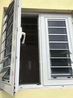 Volet en aluminium Naco avec barre de sécurité pour fenêtre