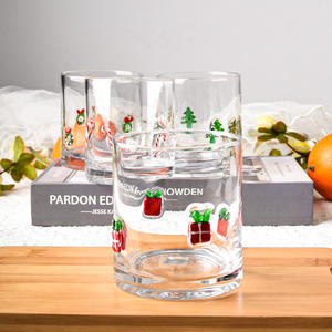 Verres à vin de Noël bon marché de conception classique tasse en verre transparente pour les cadeaux d'affaires - Product Image 5