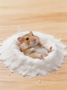 DongnaiPETS Sable de bain écologique et biodégradable pour hamsters et chinchillas, infusé à la pomme, sans poussière, hautement absorbant, contrôle des odeurs supplémentaire - Product Image 5