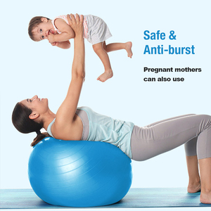 Logo OEM <span class=keywords><strong>de</strong></span> marque privée Sports personnalisés 55cm 65cm 95cm <span class=keywords><strong>Ballon</strong></span> <span class=keywords><strong>de</strong></span> yoga en PVC <span class=keywords><strong>avec</strong></span> pompe - Product Image 4