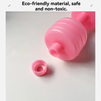 Nouveauté, best-seller, haltères gonflables pliables, design compact et portable, équipement d'exercice aérobie, haltères remplis d'eau