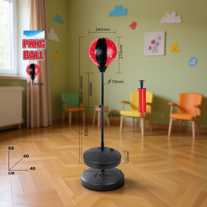 Balón de Boxeo de 270 mm de Diámetro con Soporte para Entrenamiento de Boxeo Infantil - Product Image 3