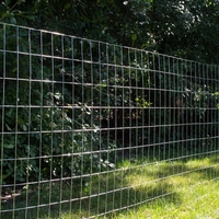 Panneaux de grillage soudé en acier galvanisé durable pour clôtures agricoles et cages à oiseaux, avec services de découpe et de pliage sur mesure